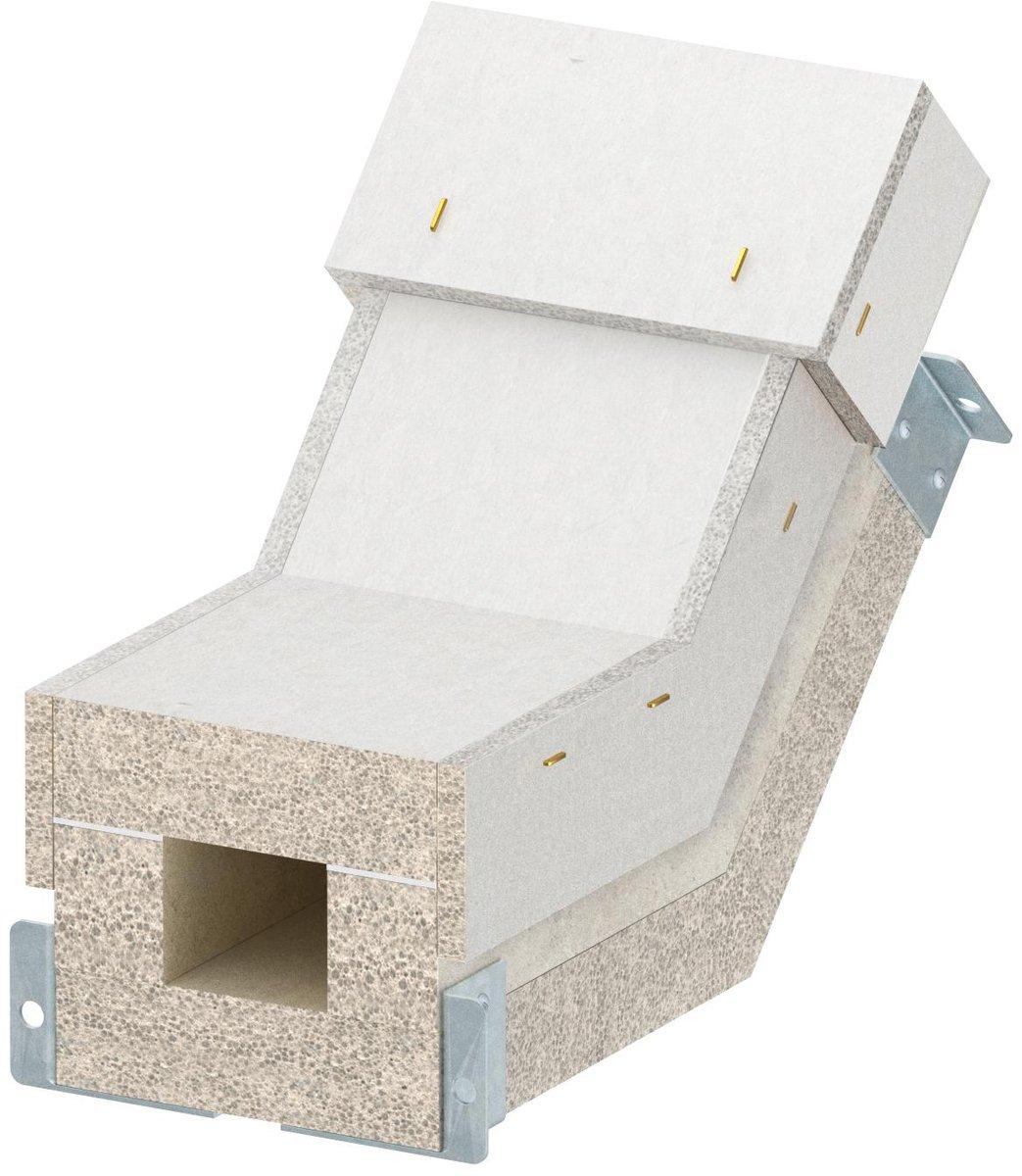 Vertikalbogen steigend für BSKH09-K0506 50x60 grau