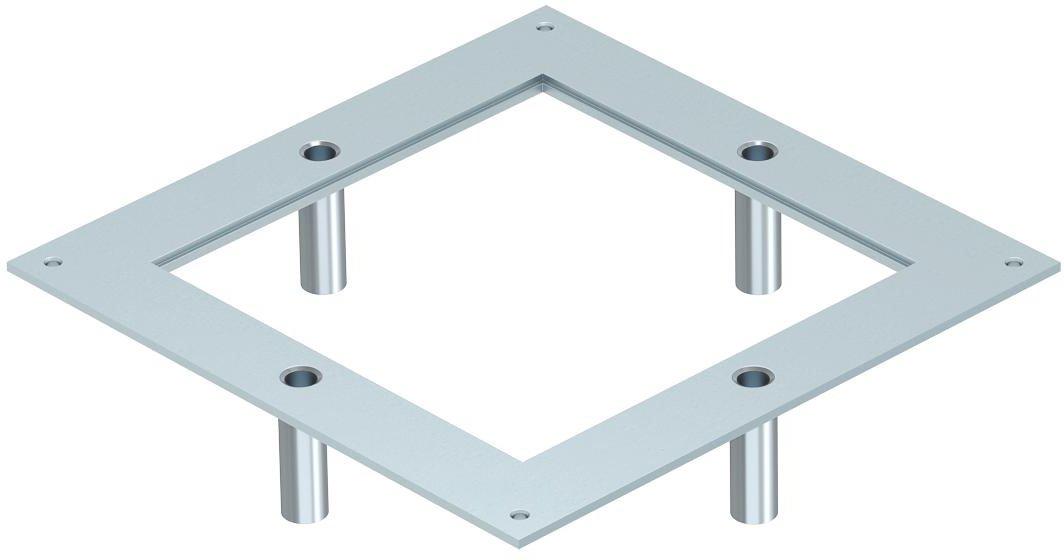 Schwerlast-Montagedeckel 250-3 für Nenngröße 4 282x282x59 St FS