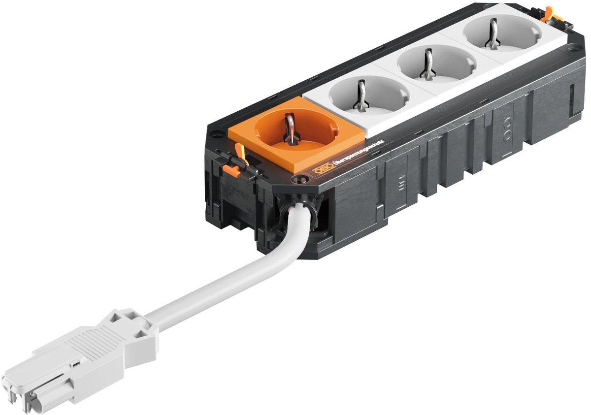 Universalträger Connect GST18 VDE 3f. weiß 1f. orange ÜSM 208x76x45