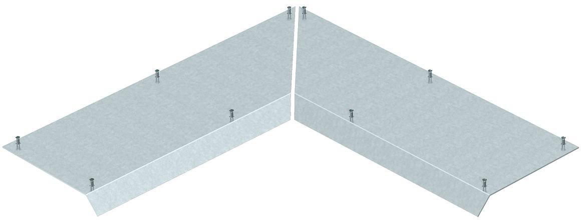 Inneneck-Blinddeckel für Aufboden-Kanal St FS
