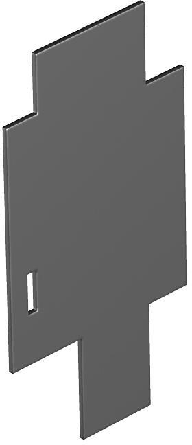 Quertrennwand für T4B PVC graphitschwarz 9011