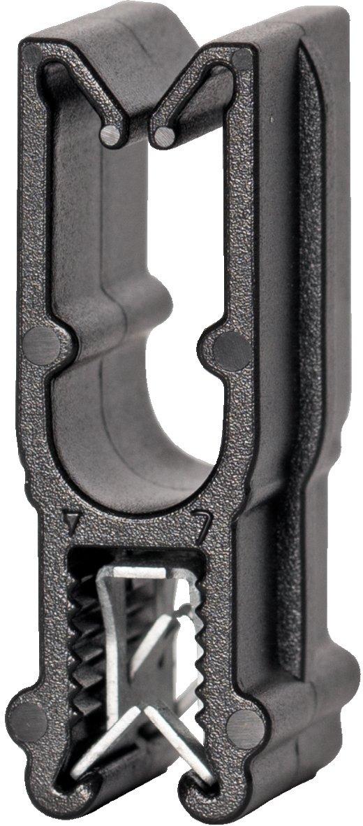 Solarclip für Kabel 2 x 6 mm² auf dem Profil