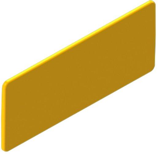 Kennzeichnungsschild 40x100 mm farbe gelb aus U48X halogenfrei