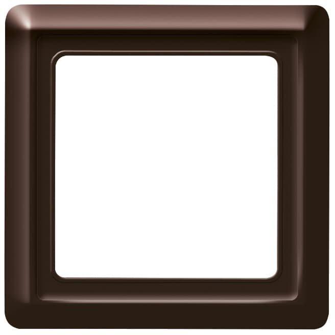 Abdeckrahmen 1-fach braun - Allwetter 44 (IP44)