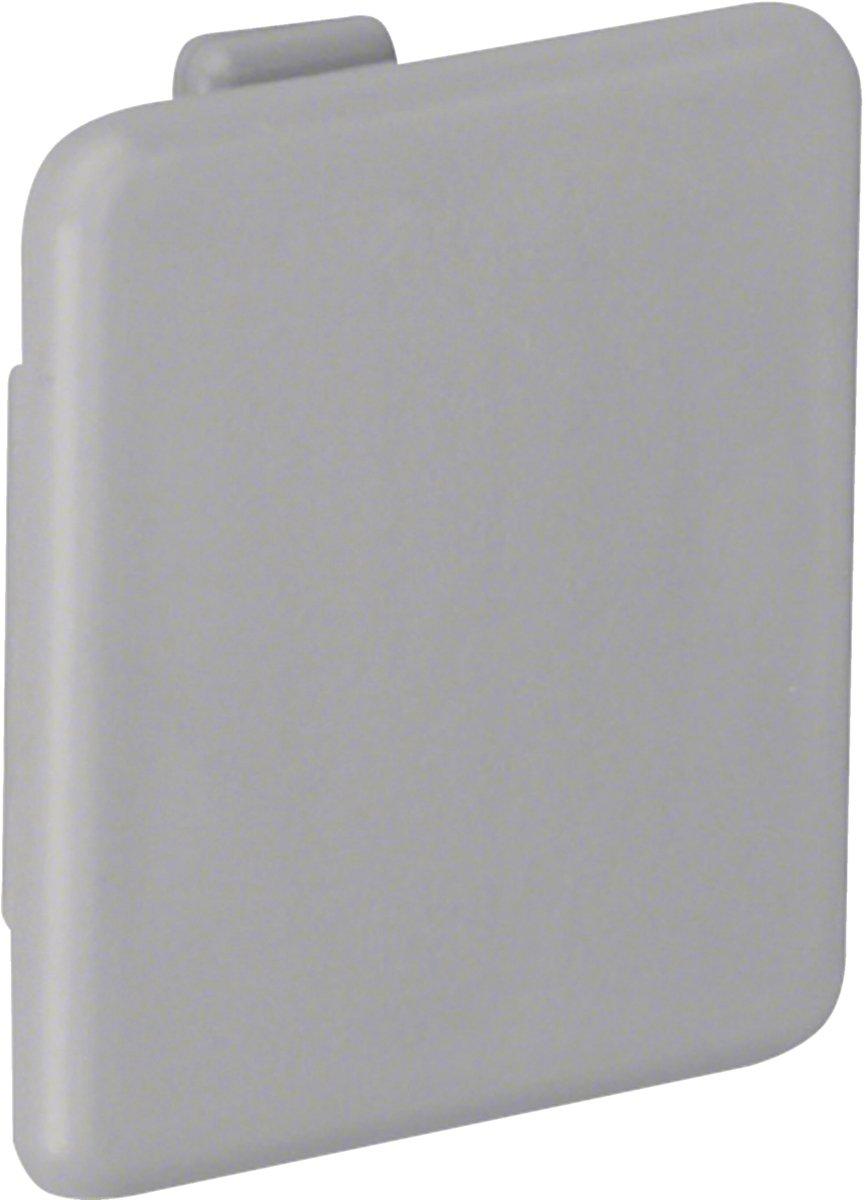 Endstück PVC zu LKG 37x37mm steingrau