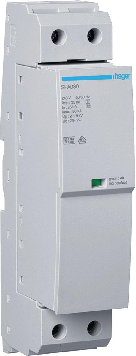 Kombiableiter T1+T2 1P 25kA FM+Sich
