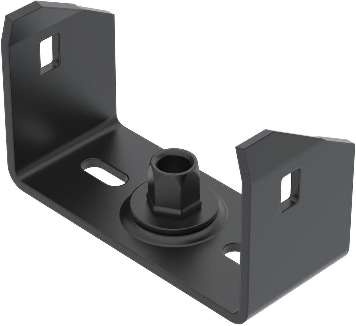 Mittenabhängung für Kabelrinne B100mm Stahl PES135 - Polyester tiefschwarz