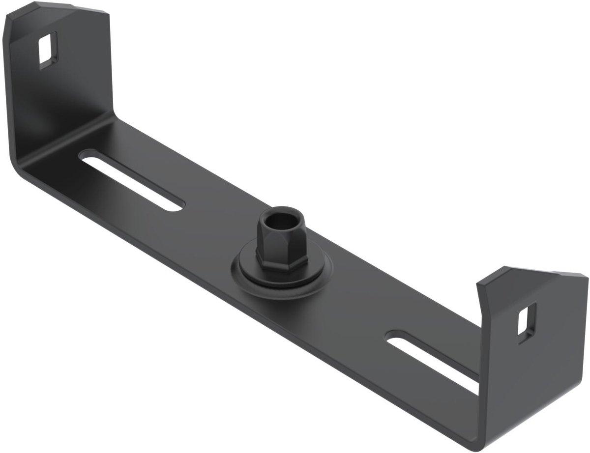 Mittenabhängung für Kabelrinne B200mm Stahl PES135 - Polyester tiefschwarz