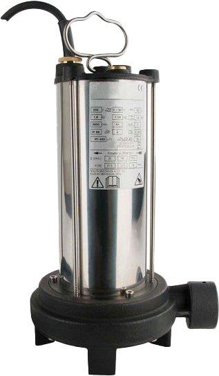 Schmutzwassertauchpumpe aus Edelstahl mit Schneidwerk SOLIDA/CUTTER 125 GR