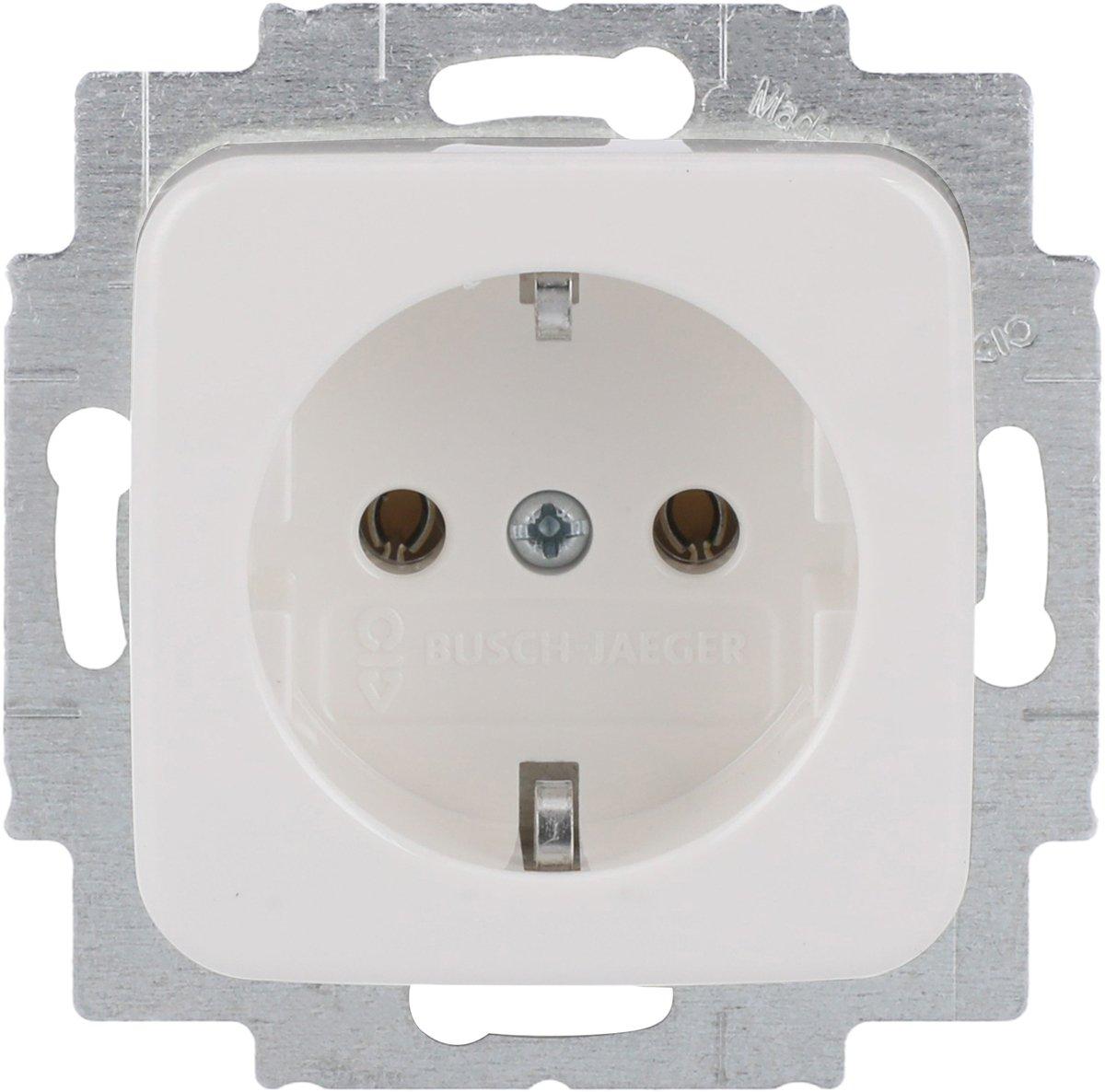 SCHUKO Steckdosen-Einsatz alpinweiß - Reflex SI