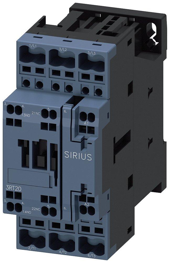 Schütz AC-3e 17 A/7,5 kW/400V 3-polig AC 110V,50/60Hz,1S+1Ö,Federzuganschluss