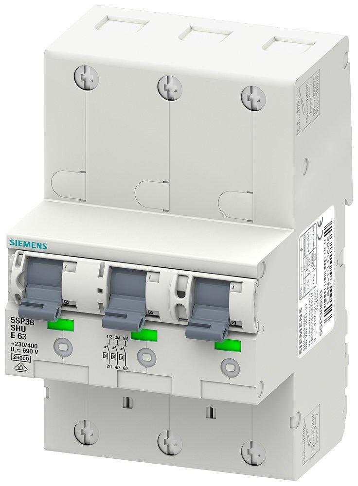 Hauptleitungsschutzschalter (SHU) 3x 1-polig E 50 400V