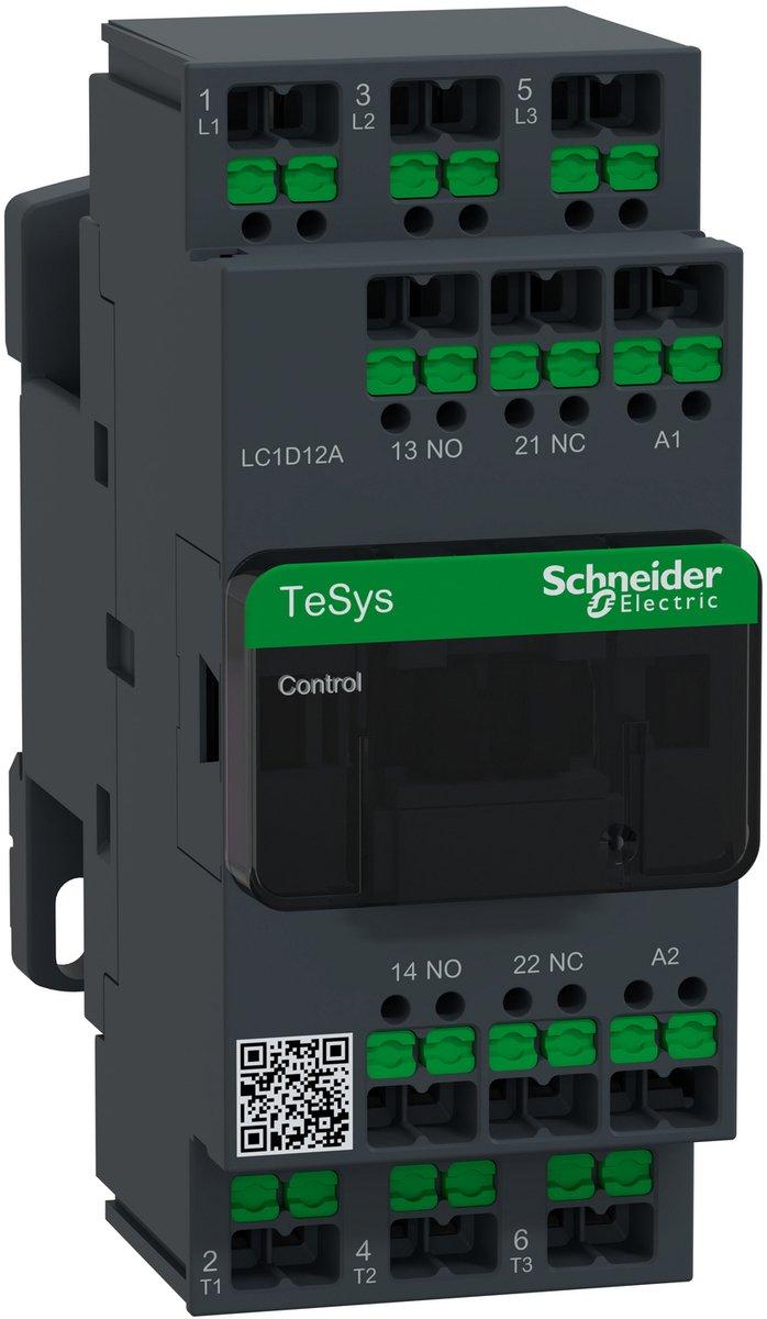Leistungsschütz LC1D 3-polig 1S / 1Ö 5,5 kW 12 A 400 V AC3 Spule 230 VAC Snap IN