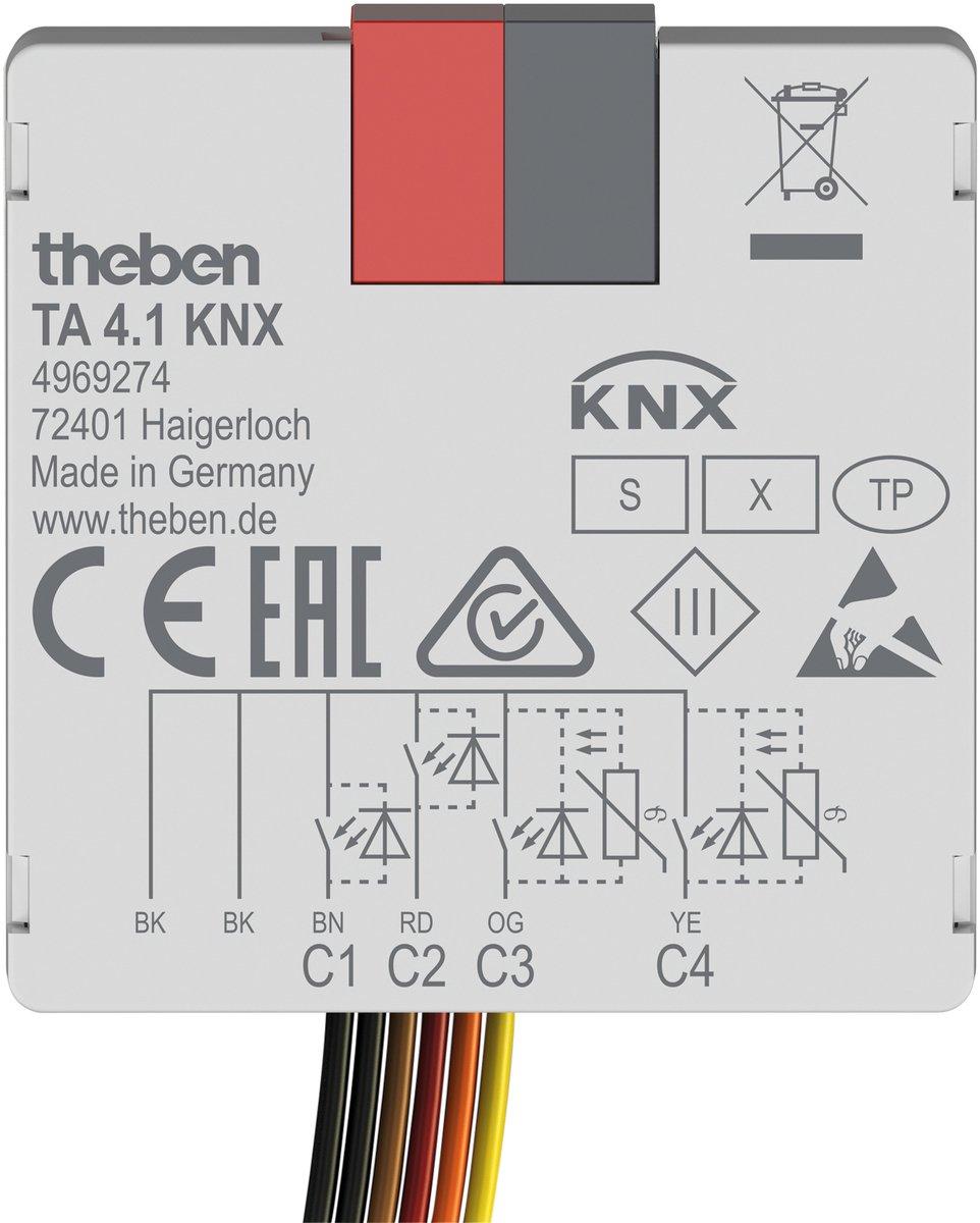 4-Fach Binäreingang-Tasterschnittstelle KNX TP