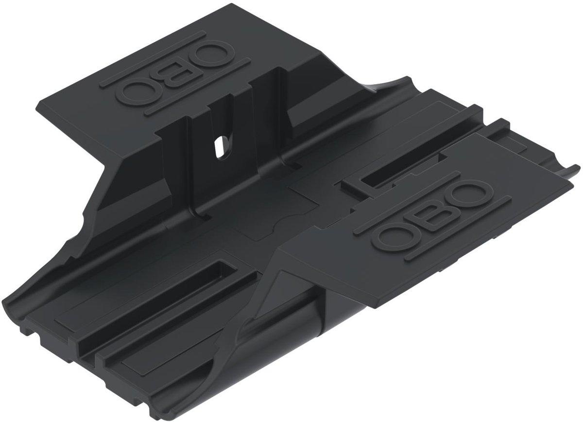 Adapter Trägerprofil f Universal-Standfuß Acrylnitril-Styrol-Arcylester schwarz