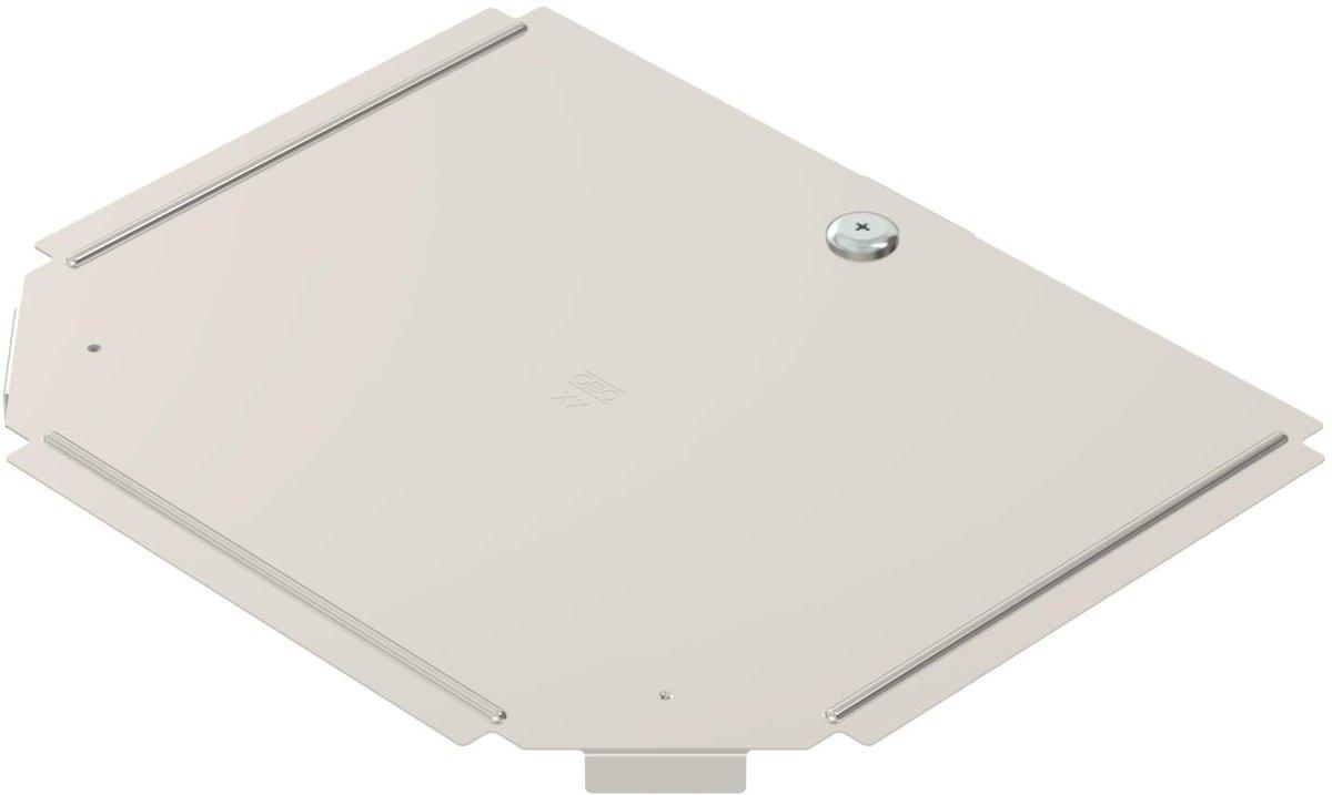 Deckel für T-Stück B200mm Edelstahl rostfrei A2 1.4301 blank nachbehandelt