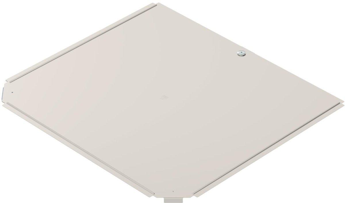 Deckel für T-Stück B500mm Edelstahl rostfrei A2 1.4301 blank nachbehandelt