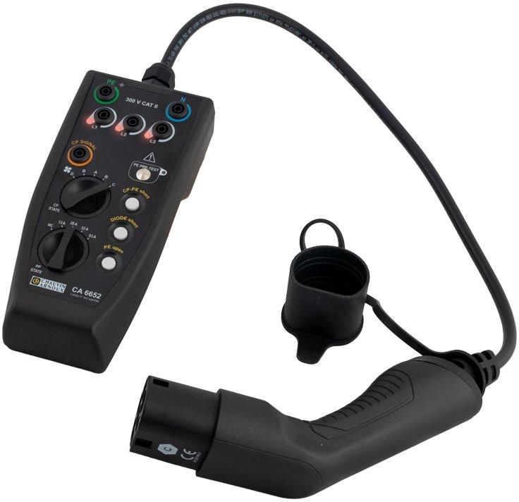 EVSE-Prüfadapter für AC-Ladestationen mit Typ-2-Anschluss CA 6652