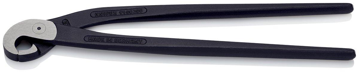 Fliesenlochzange (Papageienschnabelzange) schwarz atramentiert 200 mm