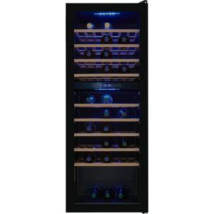 Weinkühlschrank 194 Liter 78 Flaschen schwarz