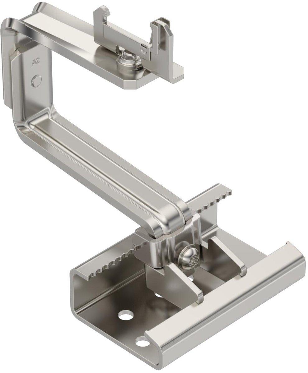 Dachhaken universal f Schrägdachsystem 140x197x144 Edelstahl rostfrei A2 1.4301