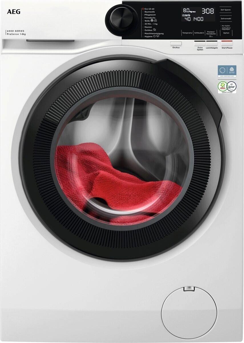 Waschmaschinen Serie 6000 mit ProSense 1400 U/min 8 kg weiß