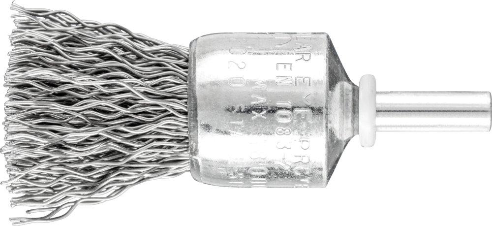 POS Pinselbürste ungezopft PBU Ø20mm Schaft-Ø6 mm Stahl-Draht-Ø0,50