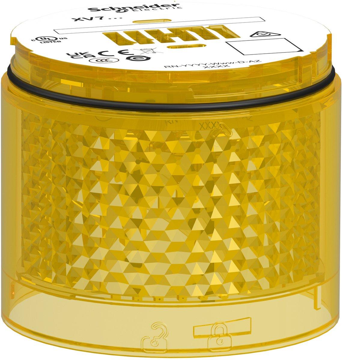 Leuchtelement Harmony XVB7 modular 70mm gelb 24V ACDC Dauerlicht