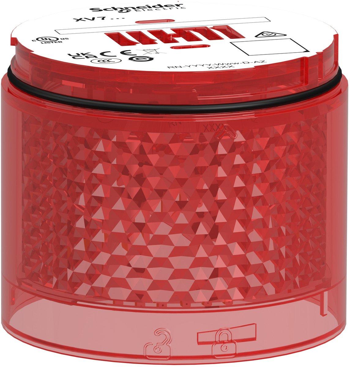 Leuchtelement Harmony XVB7 modular 70mm rot 24V ACDC Dauerlicht