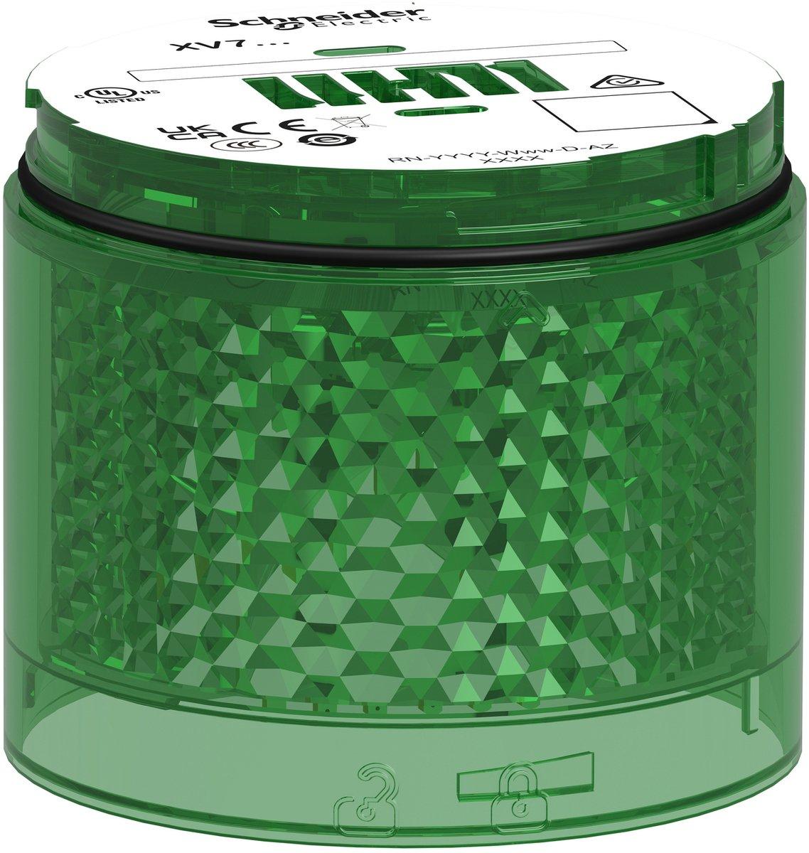 Leuchtelement Harmony XVB7 modular 70mm grün 24V ACDC Dauerlicht