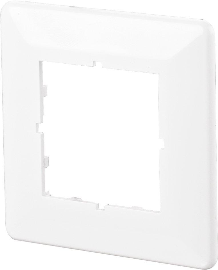 Abdeckplatte 80 x 80 mm verkehrsweiß E-DAT C6