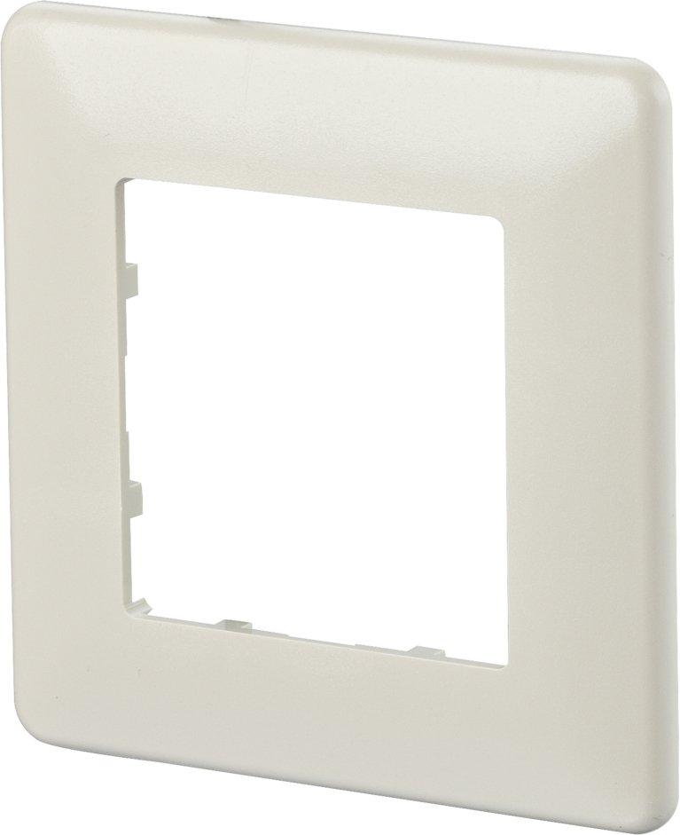 Abdeckplatte 80 x 80 mm perlweiß Modul