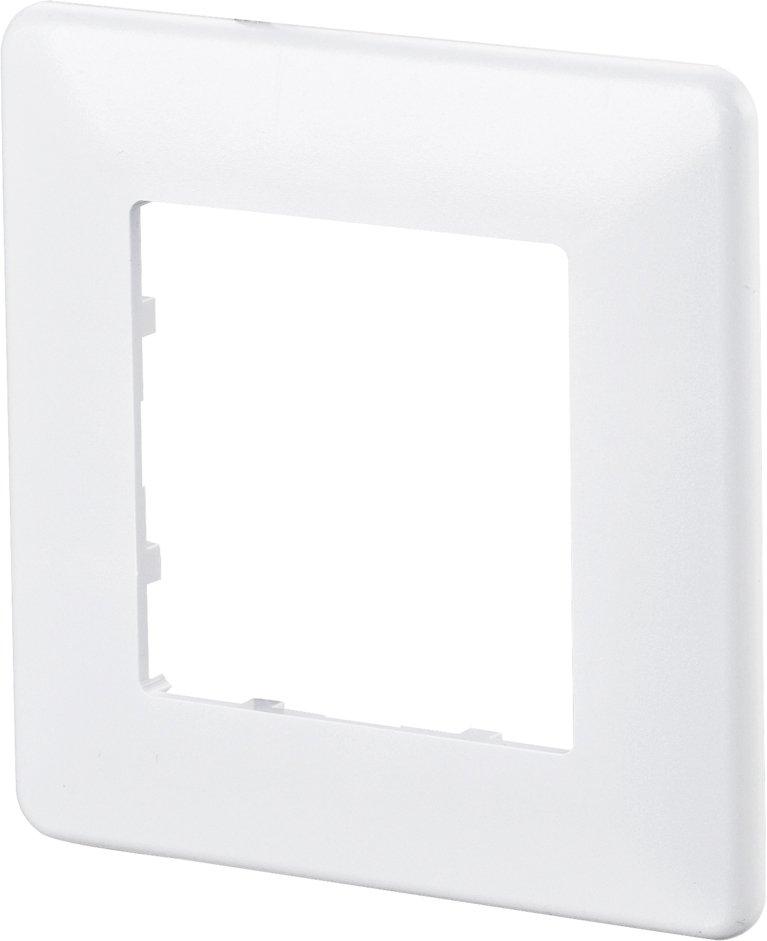 Abdeckplatte 80 x 80 mm verkehrsweiß Modul
