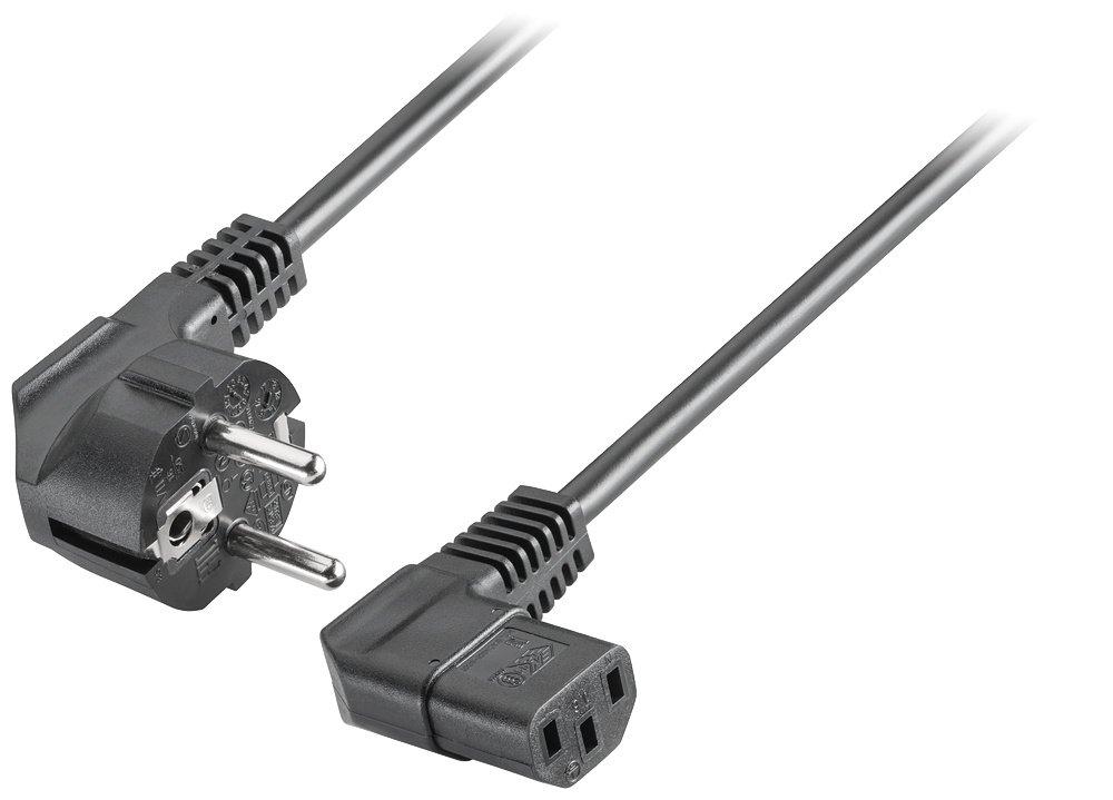 SIMATIC HMI Kaltgerätekabel 90° DC 110/230 V für Deutschland