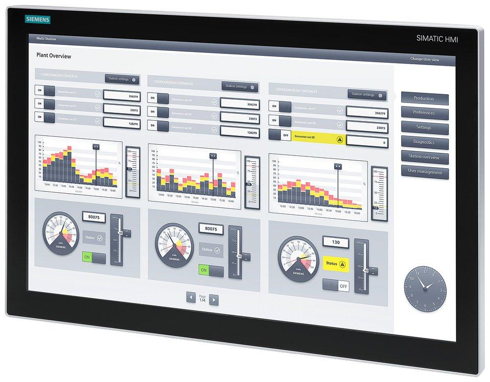 SIMATIC IPC IFP2400 V2 PRO 24 Multitouch extended Standfuß Erweiterungsel..