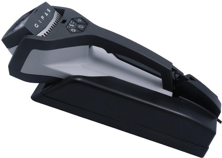 LED Akku Handleuchte FlashLED IP65 15W Ladestation Tragegurt