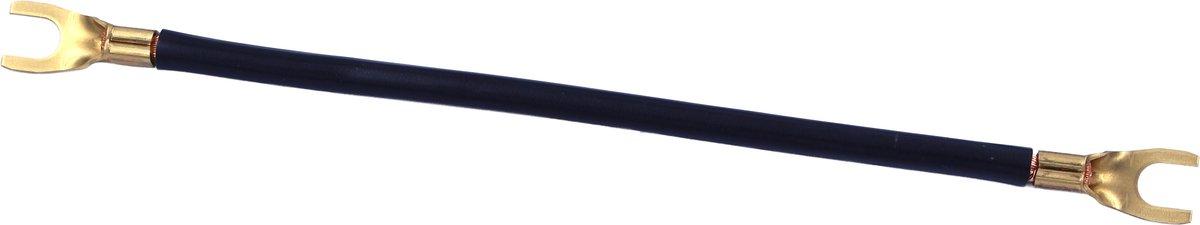 Kabelbrücke 260mm Schwarz 6 mm2 Gabel/Gabel