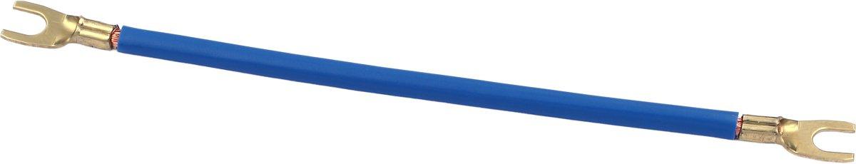 Kabelbrücke 260mm Blau 6 mm2 Gabel/Gabel