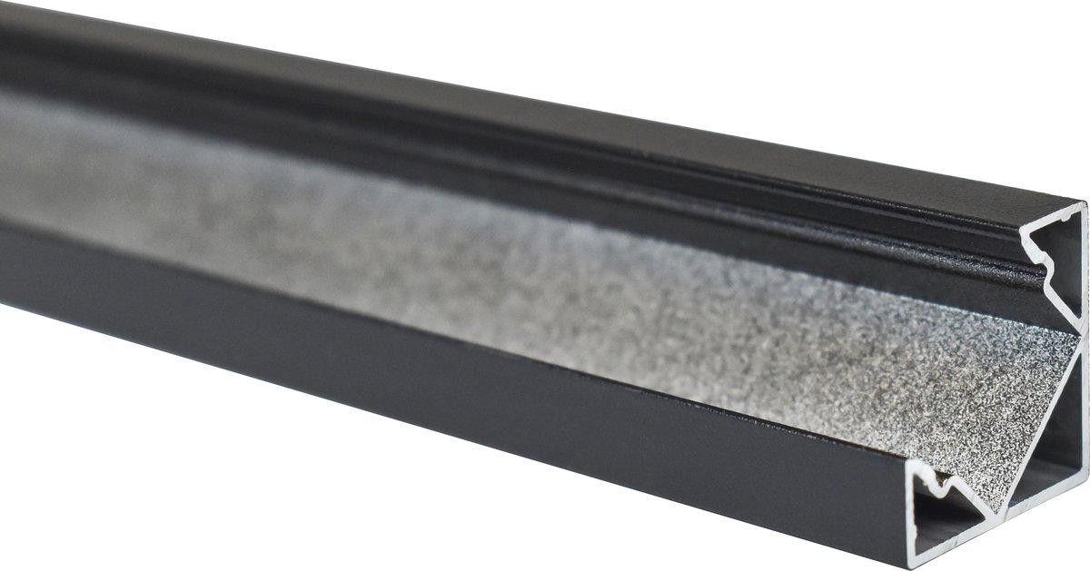 BLine P-S-COR01 LED-Eckprofil Alu schwarz 14W/m B18 x H18 x L2000 mm