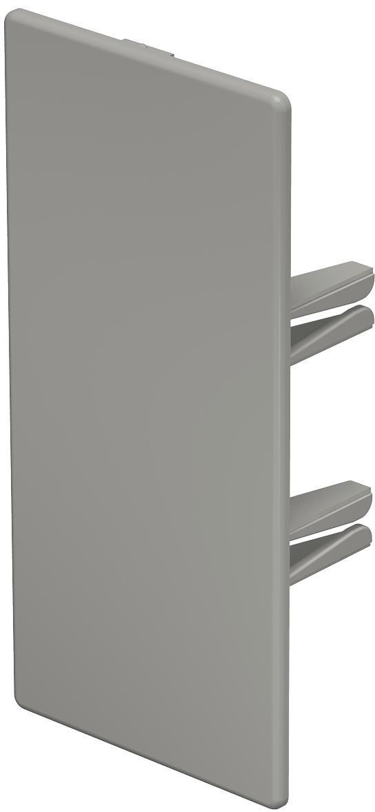 Endstück 60x130mm PVC steingrau RAL 7030