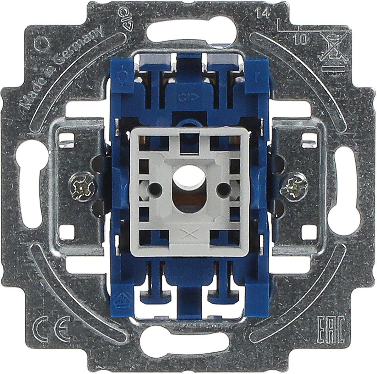 Wippschalter-Einsatz 2-poliger Ausschalter 16 AX
