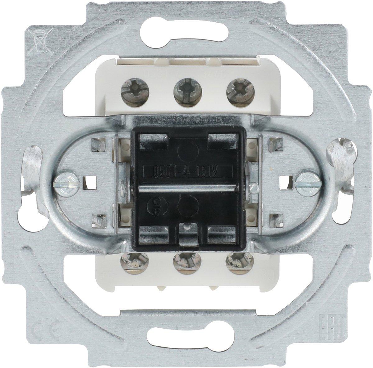 Wippschalter-Einsatz 3-poliger Ausschalter 16 AX