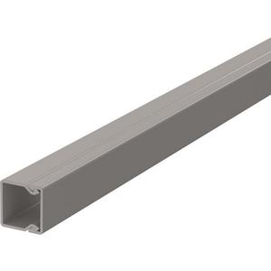 Leitungsführungskanal mit Bodenlochung 15x15 mm steingrau