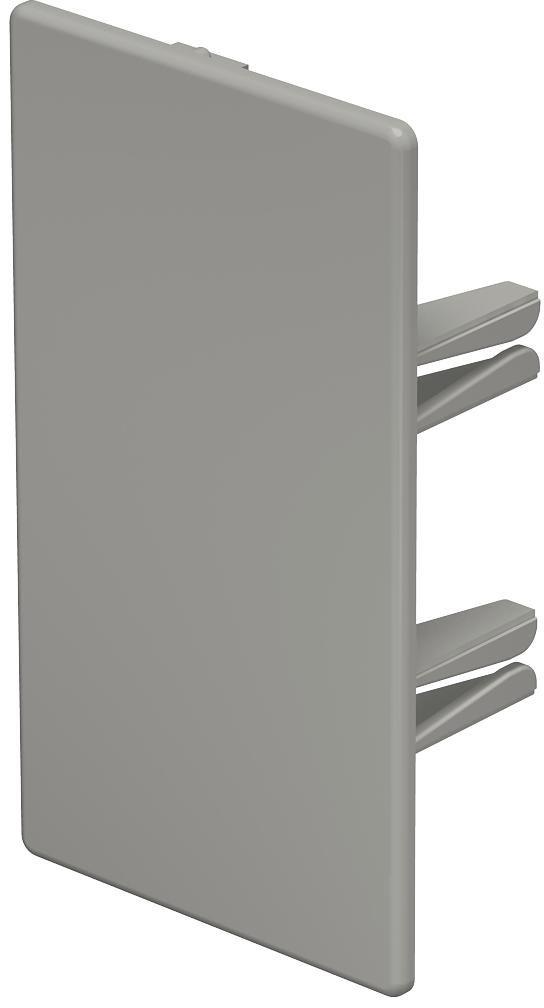 Endstück 60x110mm PVC steingrau RAL 7030