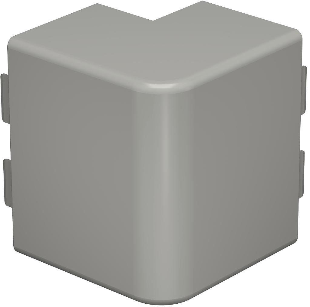 Außeneckhaube 60x110mm PVC steingrau RAL 7030