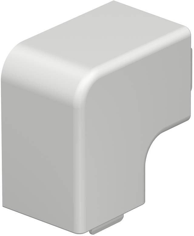 Flachwinkelhaube 30x30mm PVC reinweiß RAL 9010