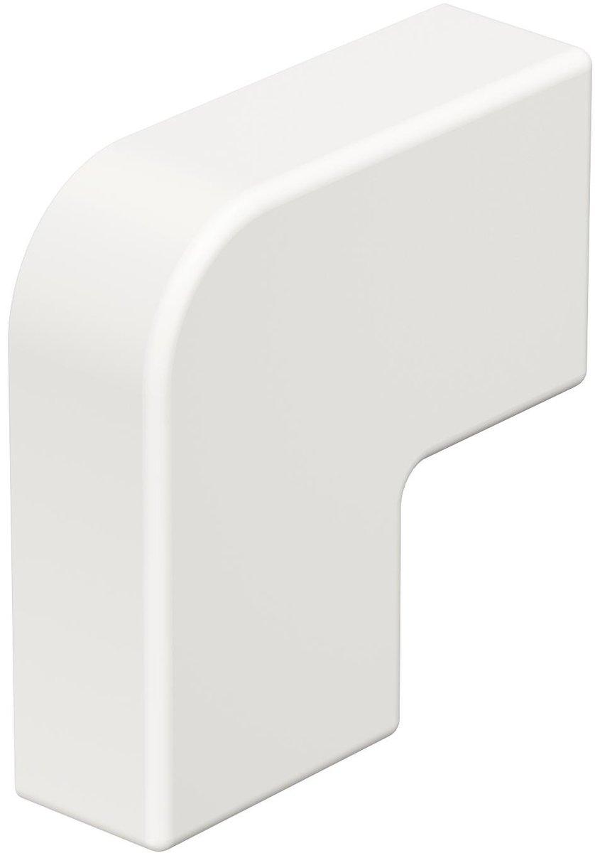 Flachwinkelhaube 10x20mm PVC reinweiß RAL 9010