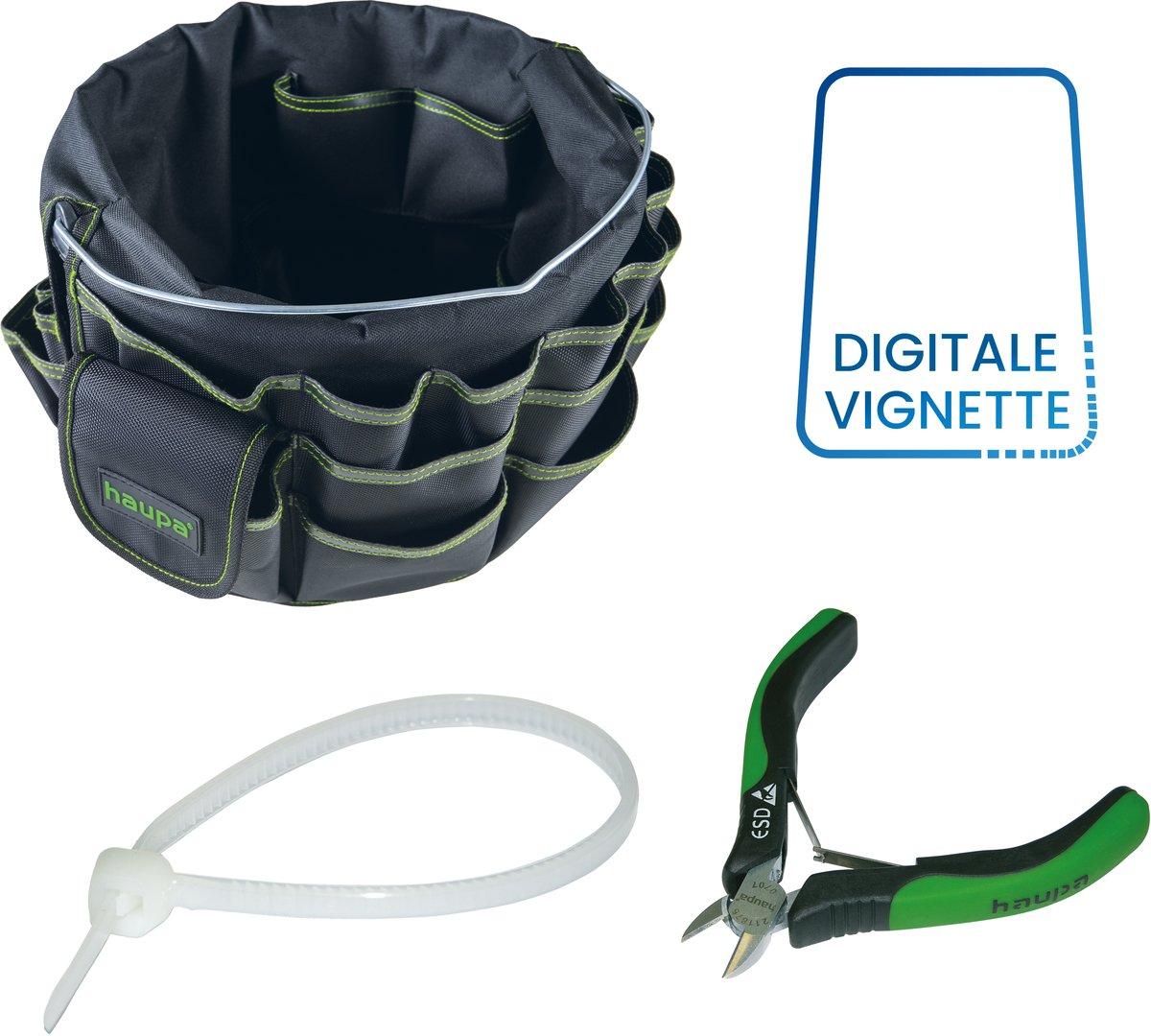 Kabelbinder Set natur mit PKW-Vignette 2027