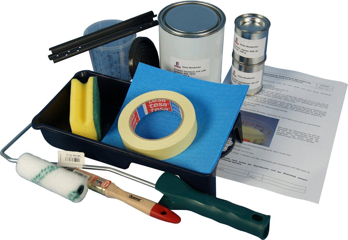 Lack-Reparaturset für KVS RAL 7035