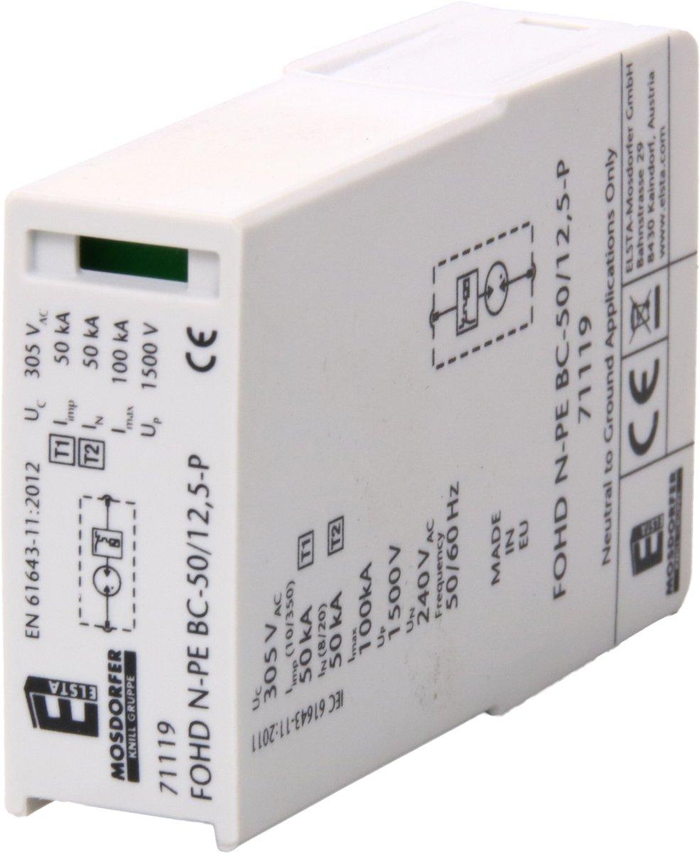 BLITZSTROMABLEITER STECKMODUL FOHD BC N-PE 50/12,5-P ELSTA